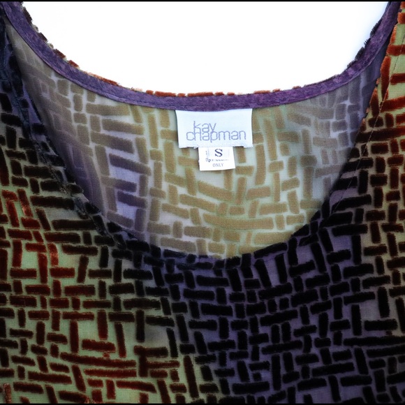 Designer Devore tunic - Picture 3 of 4